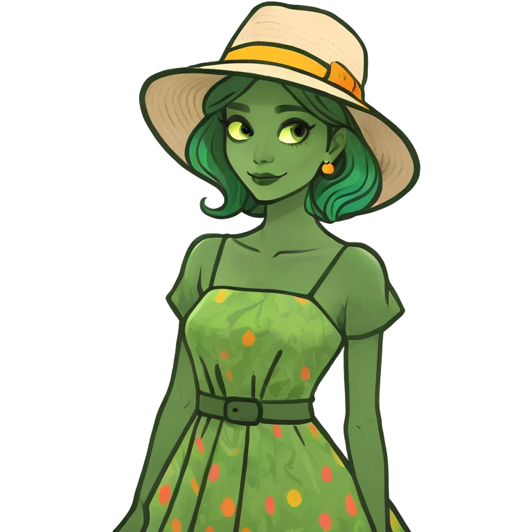Cute downtown girl emoji