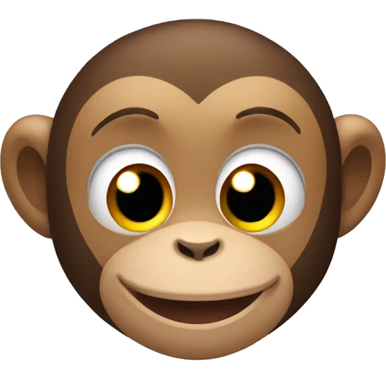 Monkey blushing emoji