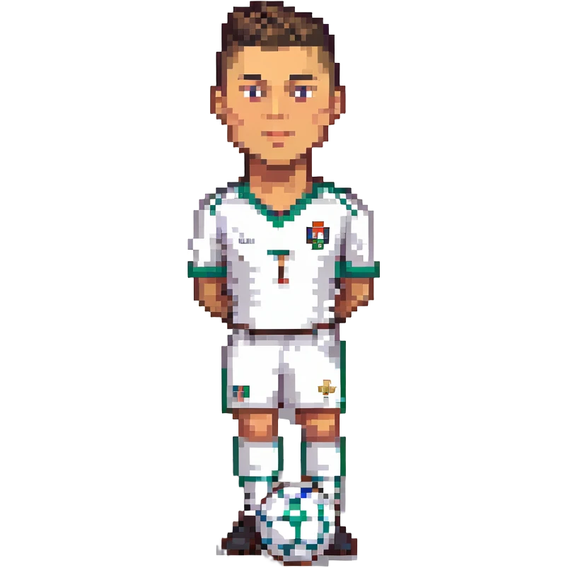 Cristiano Ronaldo iconic footballer emoji