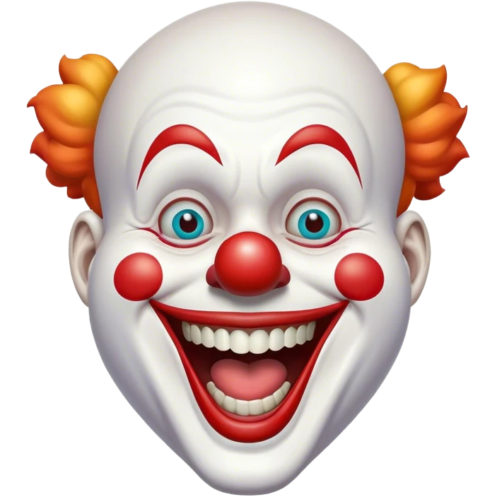 Clown laughing emoji