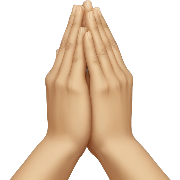 hands in prayer emoji