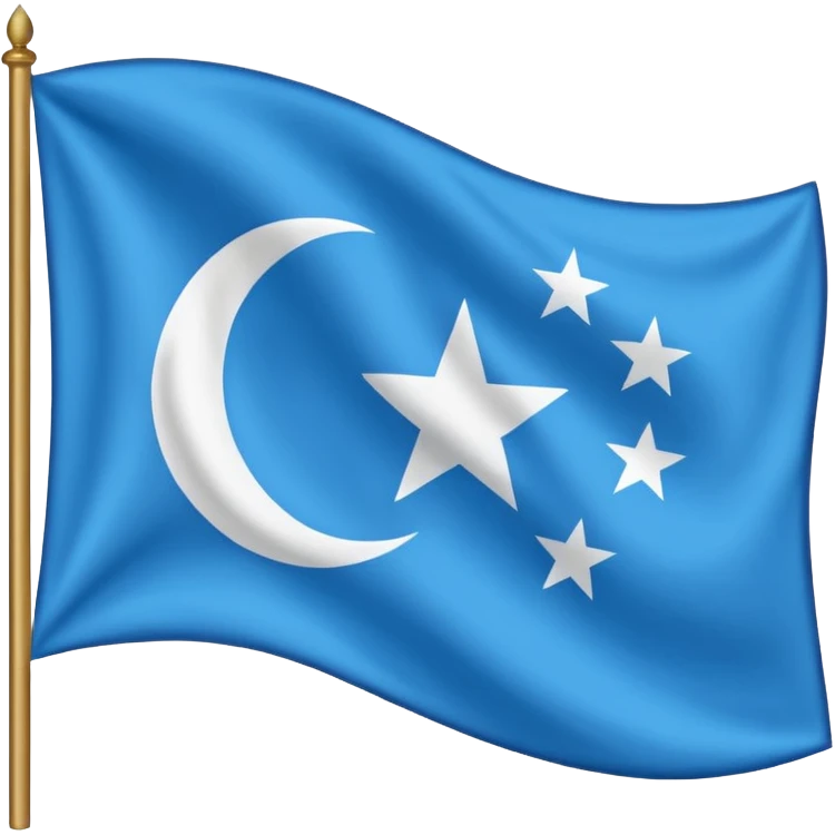 The flag of Awdal state in somalia emoji