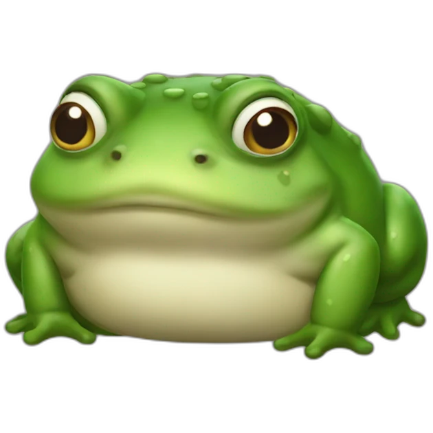 Fat frog emoji