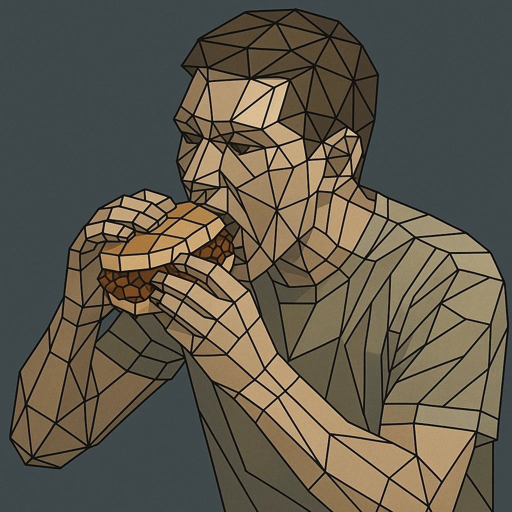 person eating sloppy joe emoji
