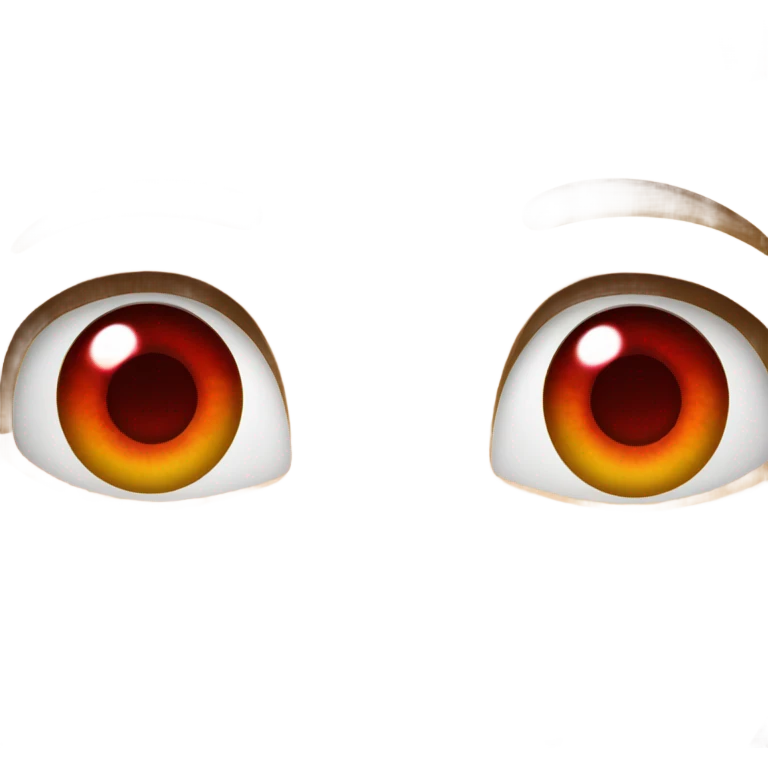 Red eyes emoji