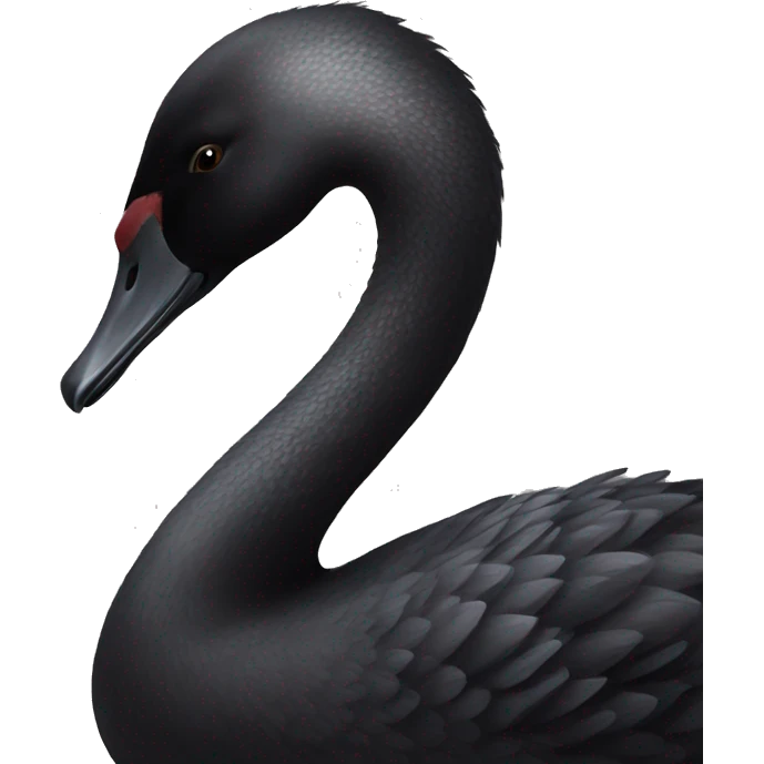 Black swan emoji