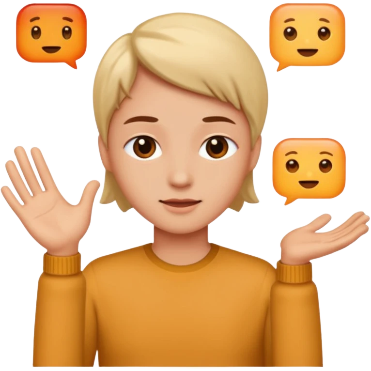 상호작용하는사람 emoji