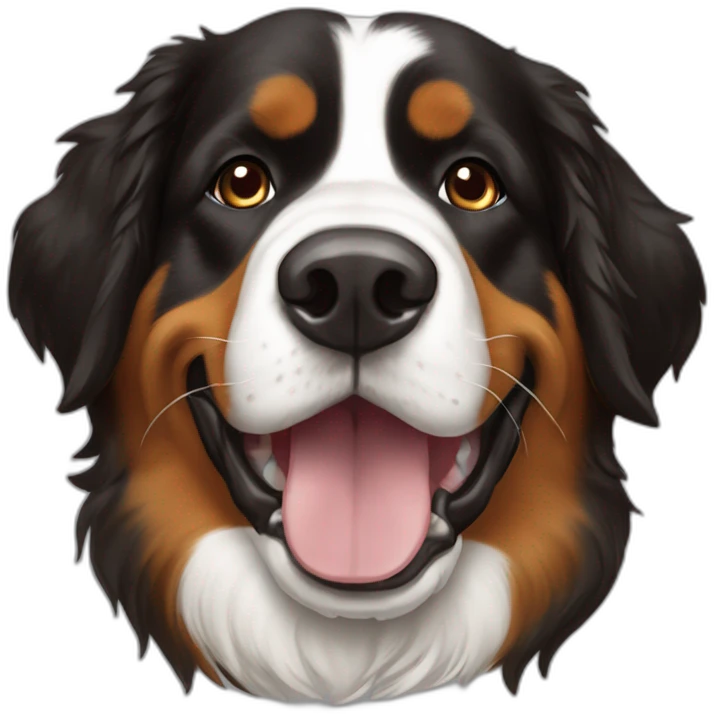 St. Patricks Bernese Mtn Dog emoji