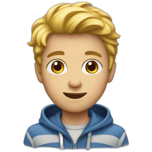A single boy emoji