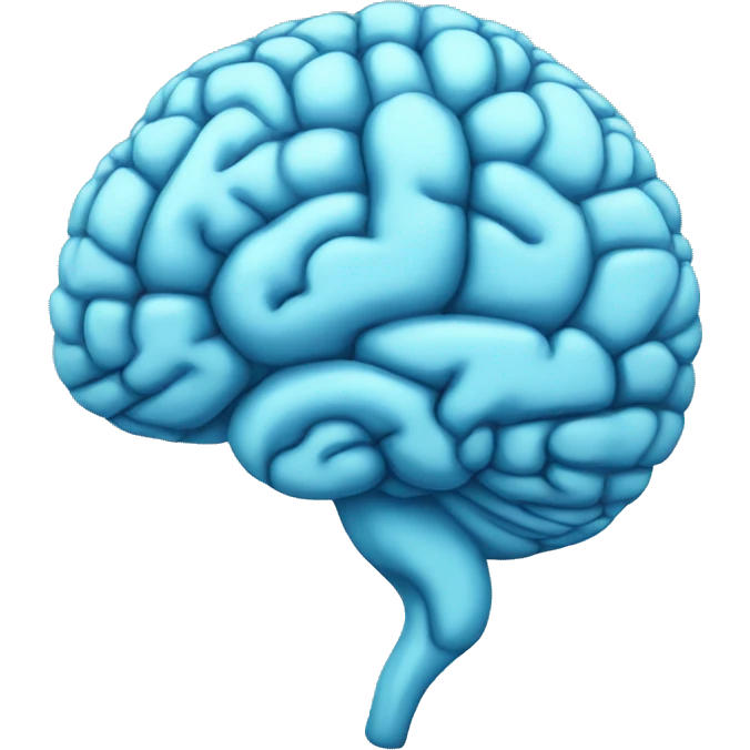 brain light blue emoji