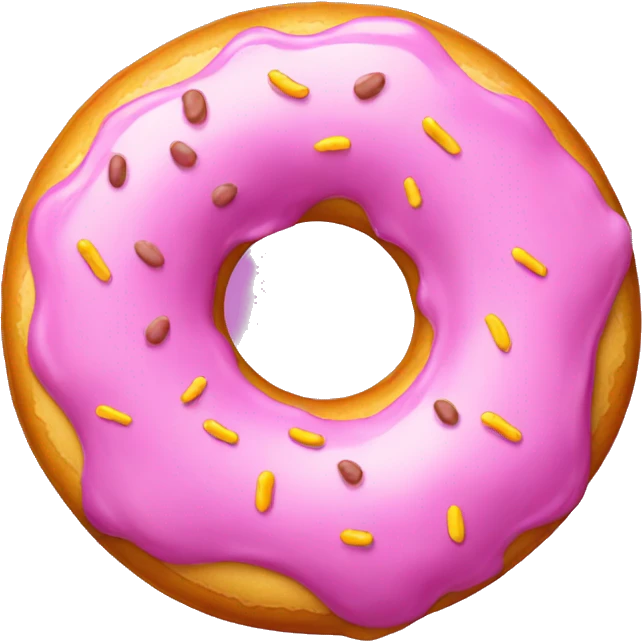 donut with yellow glaze emoji