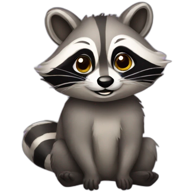 Raccoon emoji