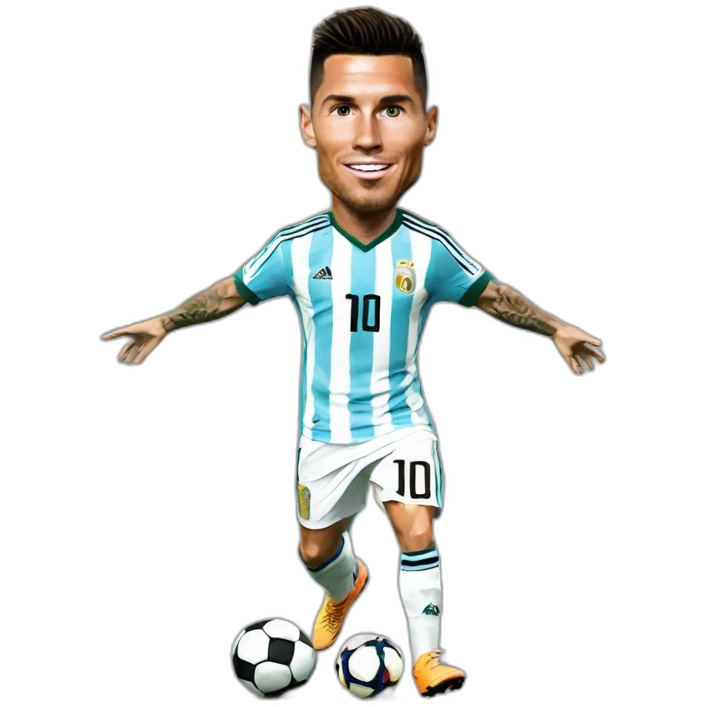 Ronaldo sur messi emoji
