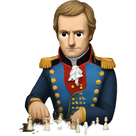 Napoleon playing chess emoji