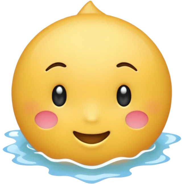 可愛いハート 水色 emoji