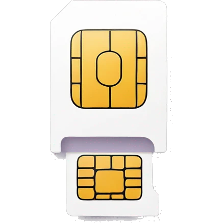 mobile sim card emoji