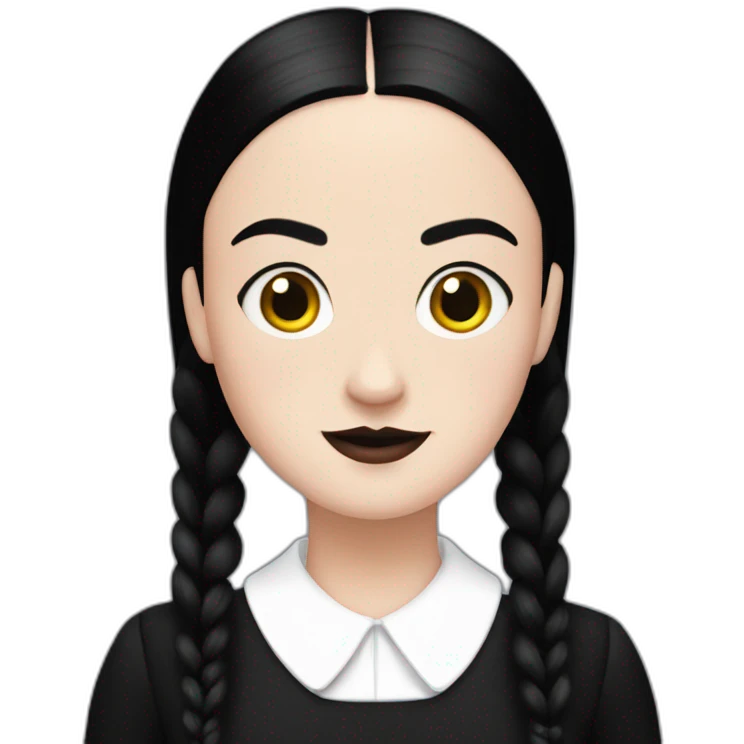 wednesday addams emoji