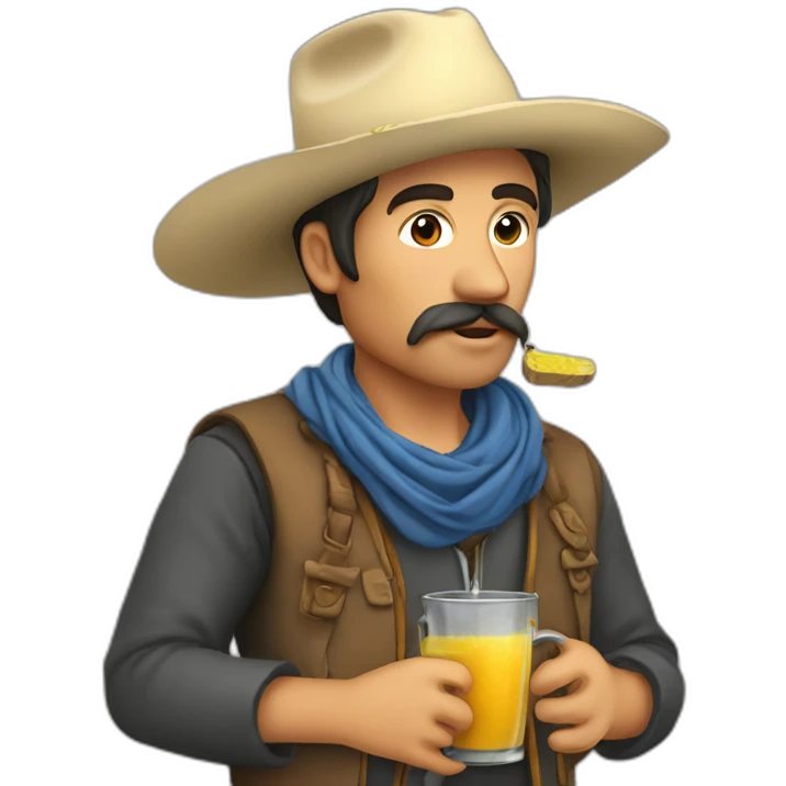 gaucho tomando mate emoji