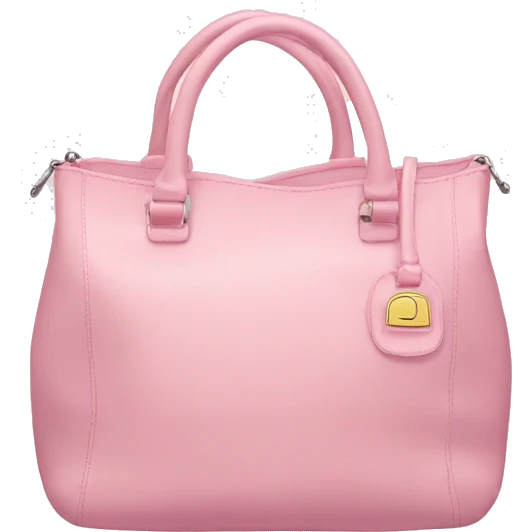 pastel pink bag emoji