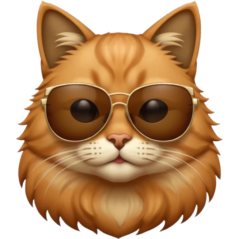 Cat wearing sunglasses emoji