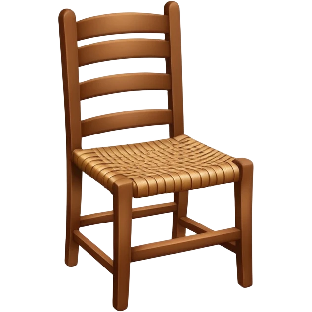 wooden chair emoji