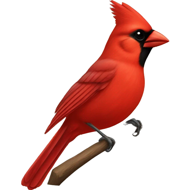 Cardinal birds emoji