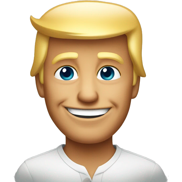 Donald trump smiling emoji