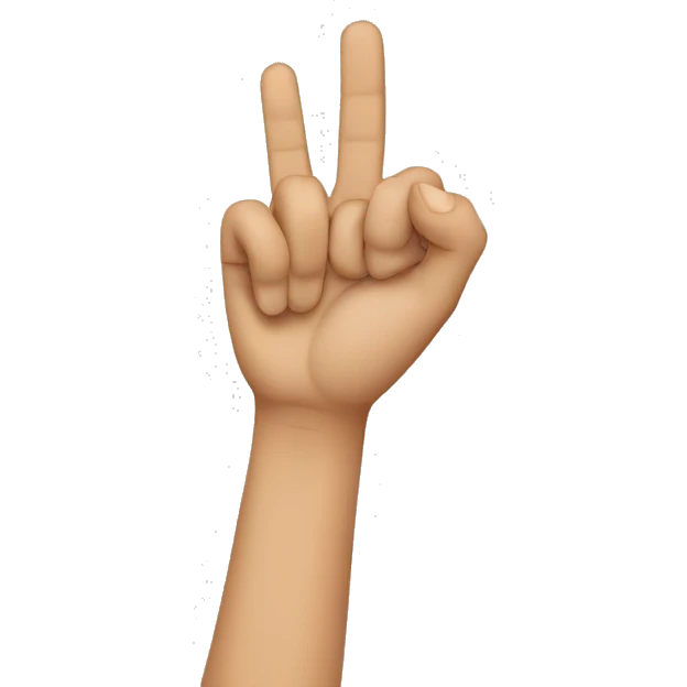 Fingers crossing  emoji