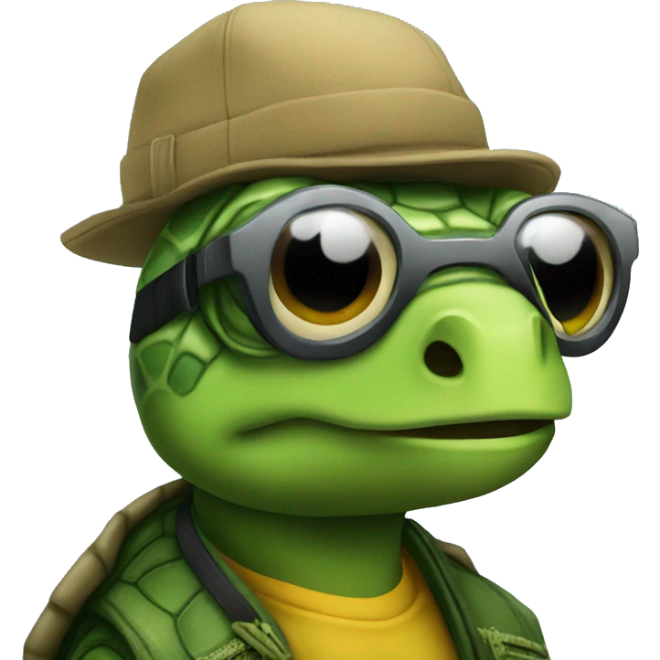 Turtle rapper emoji
