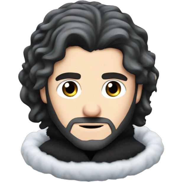 Game of Thrones Jon Snow emoji