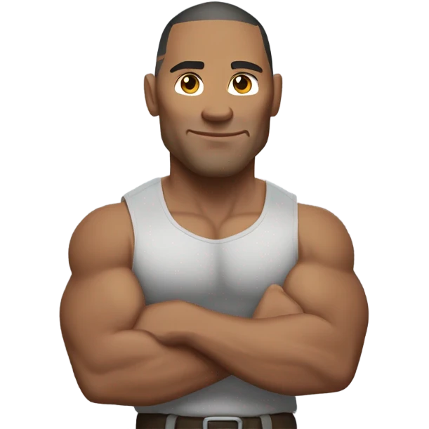 ￼ The Rock holding a rock emoji
