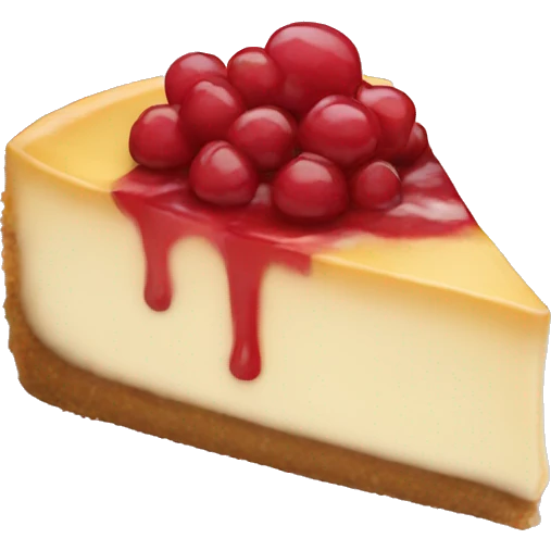 Cheesecake emoji
