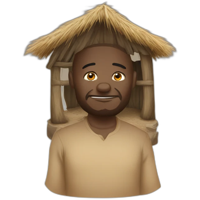 AFrican Dirt Hut emoji