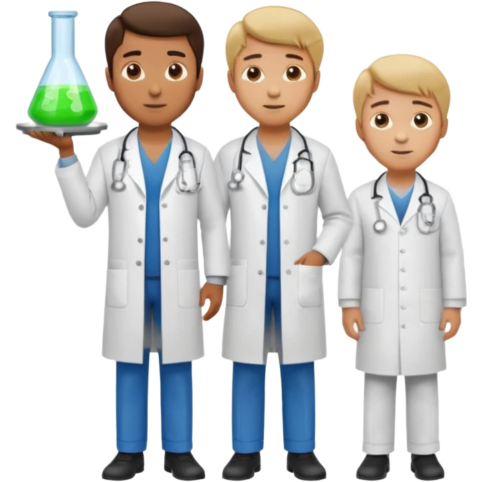 gordo em cima de balança e medico do lado emoji