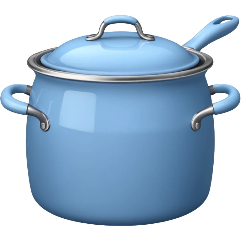 cooking pot powder blue   emoji