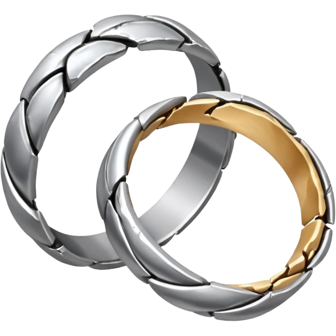 2 smashed wedding ring emoji