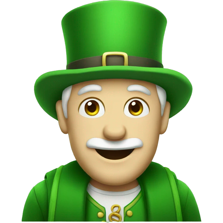 Irishman shows thumbs up emoji