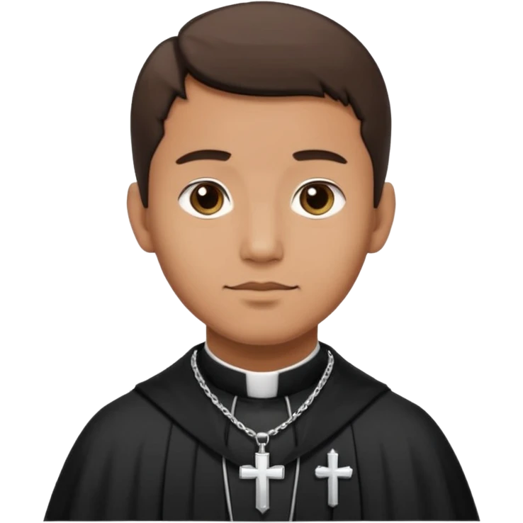 The priest who presides over the wedding emoji