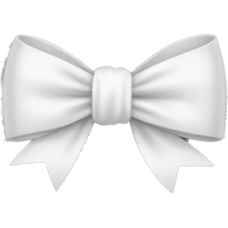 white bow emoji