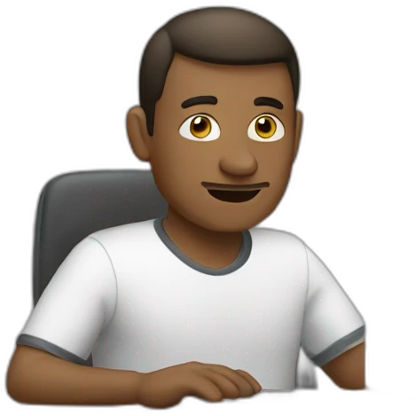 man at the computer emoji