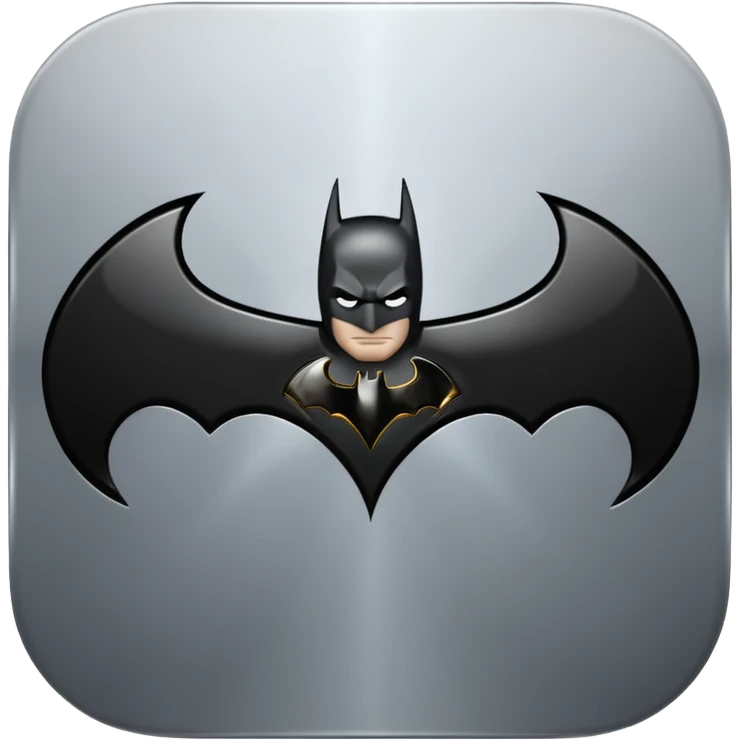 Batman logo emoji