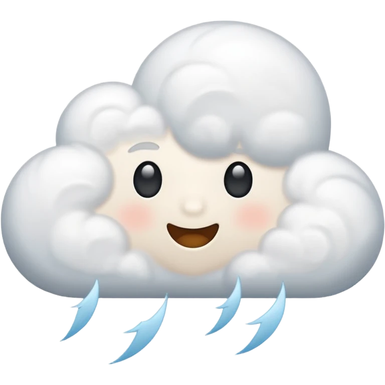 cloud blowing wind emoji