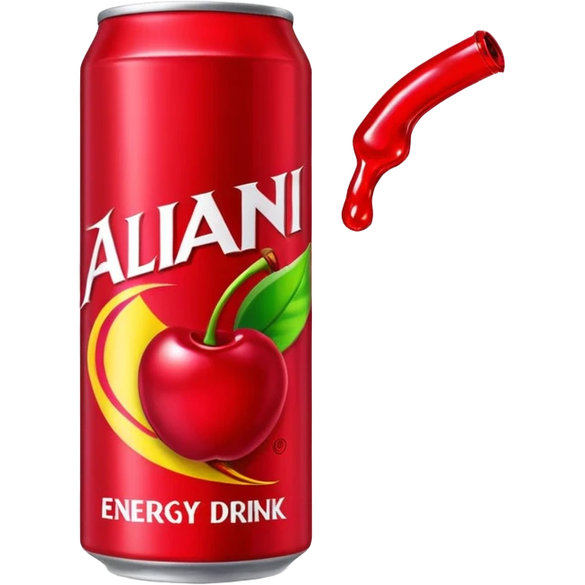Alani energy drink new flavor  cherry pop emoji