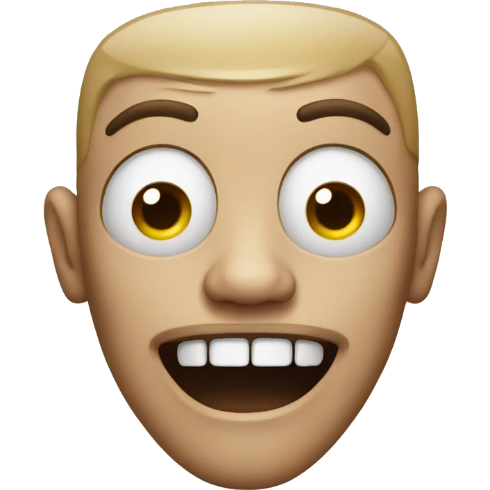 freaky face emoji