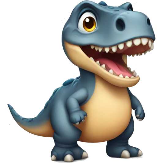chubby dinosaur emoji