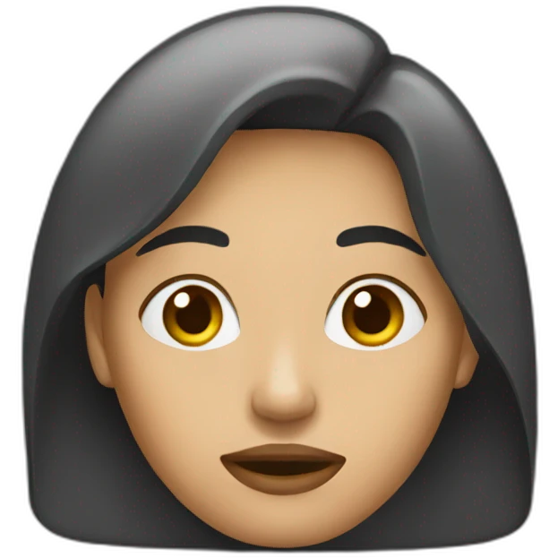 woman not talking emoji