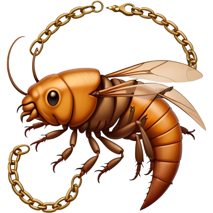 roach with tattoos and a chain emoji