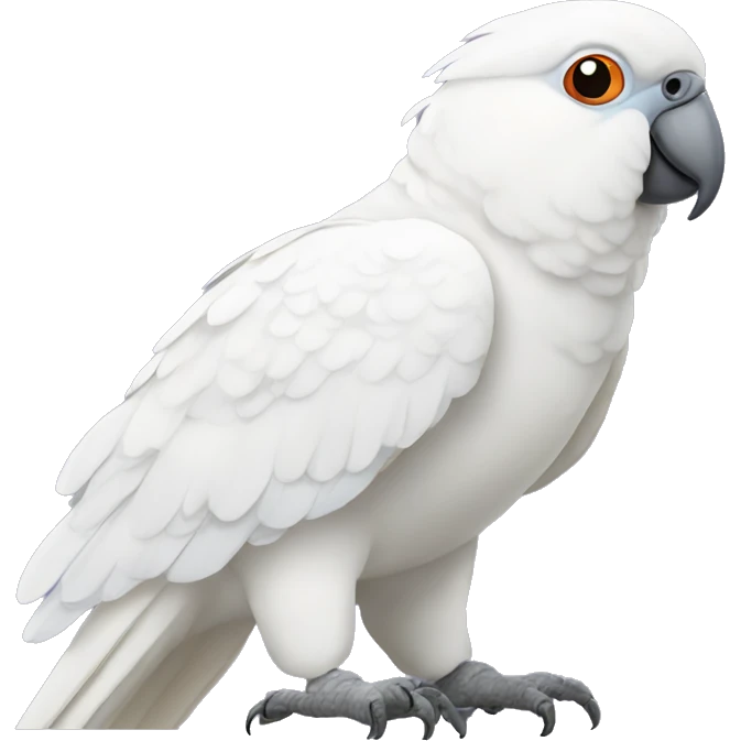 The White Corella Parrot emoji