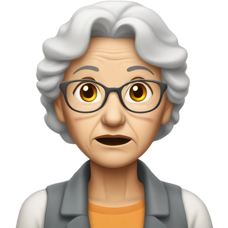 😓👵🏻 emoji