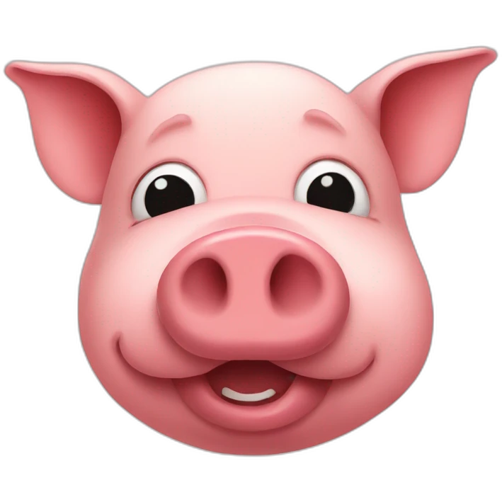 drunk pig emoji